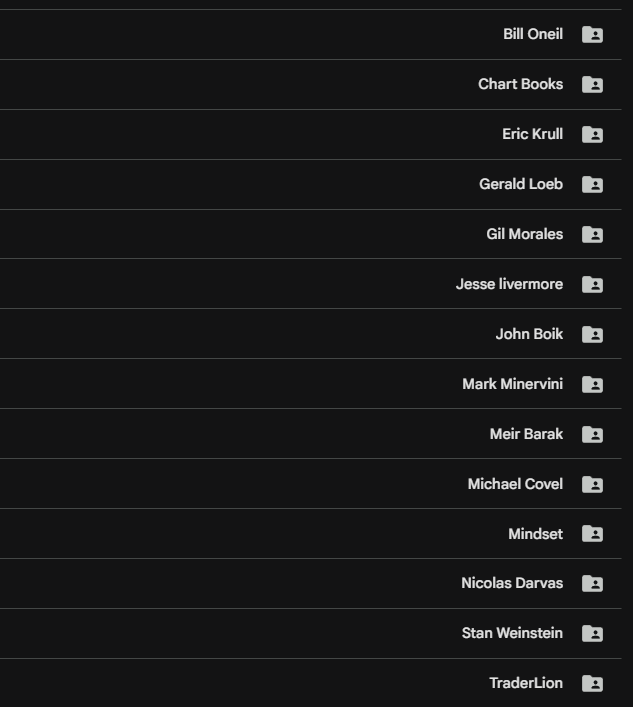 CANSLIM book list preview